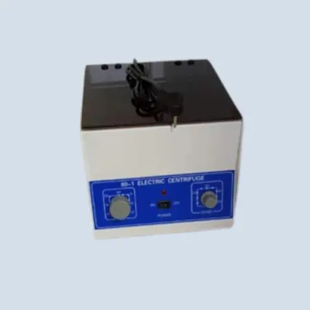 Laboratory centrifuge machine for separating fluids and samples