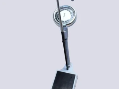 Manual weight and height machine